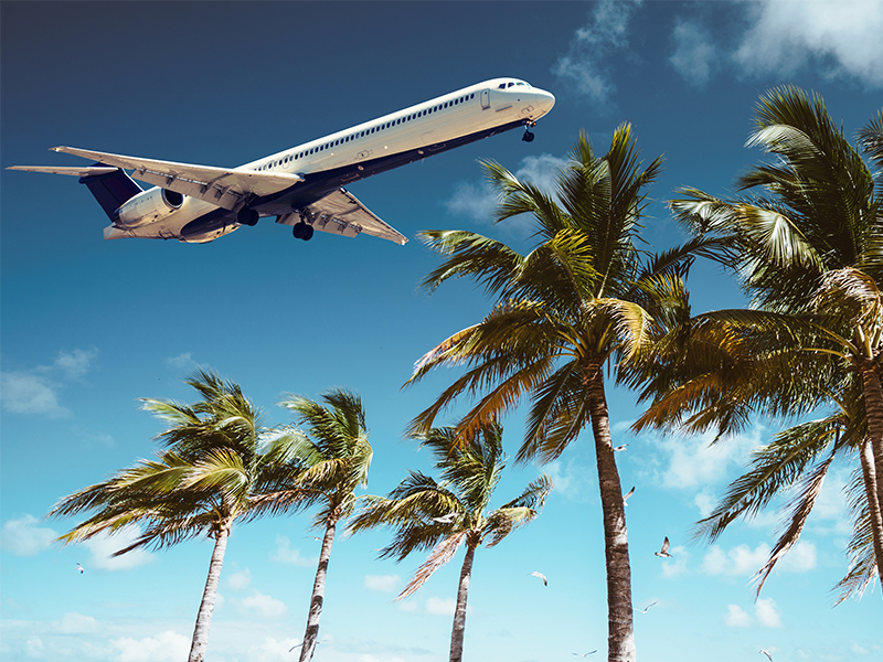 airplane in miami
