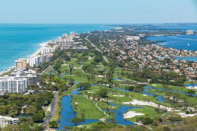 aerial view of Longboat Key Florida